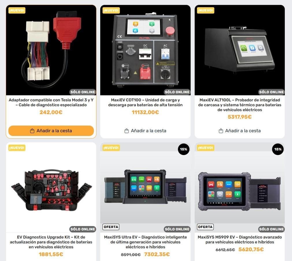 Equipa tu taller con todo lo necesario para trabajar con vehículos eléctricos – La tienda online de referencia DIM EV REPAIR